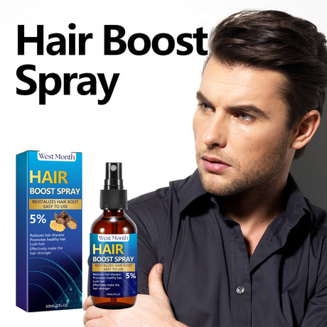 Hair Boost Spray, Strong Hair Solid Hair Moisturizing Scalp Hair Roots Beard Hair Care Spray - V.I.P Digital Presence