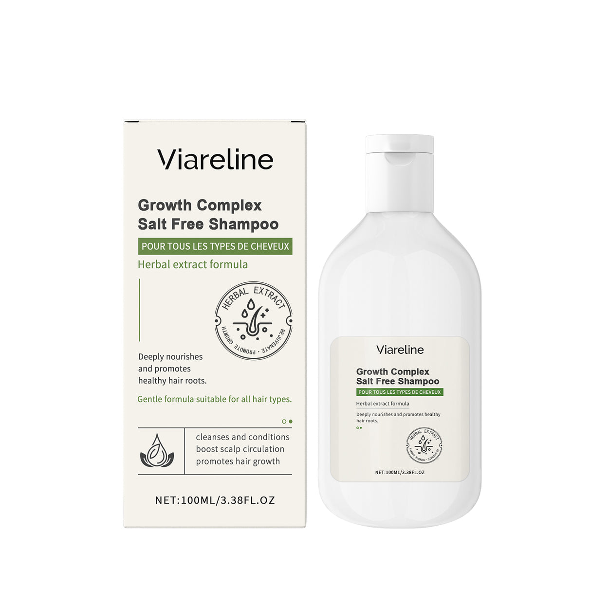 Herbal Hair Care Shampoo Gently Cleanses Scalp And Improves Frizzy Hair Care Shampoo - V.I.P Digital Presence