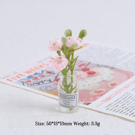 Multicolor three-dimensional luminous vase, creative handmade DIY cream glue accessories, resin small parts - V.I.P Digital Presence