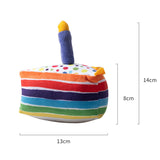 Pet Toy Birthday Cake Celebration Play Doll for Dogs with Sound and Chew Function Small Cake - V.I.P Digital Presence