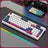 XUNFOX K85 wired mechanical keyboard for esports games, hot swappable desktop computer for office and home use, illuminated USB - V.I.P Digital Presence