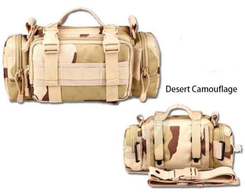 Black Hawk Commandos Multi-function Practical Waist Pack  Handlebar military Camouflage Shoulder Bag for outdoor sports activities - V.I.P Digital Presence
