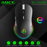 imice X6 High configuration USB Wired Gaming Mouse Computer Gamer 6400 DPI Optical Mice for Laptop PC Game Mouse - V.I.P Digital Presence