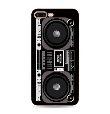 For iPhone 6S 7 7Plus 5 8 8Plus X XS Max SAMSUNG Retro Camera Cassette Tapes Boombox Calculator Keyboard Soft Phone Case Fundas - V.I.P Digital Presence