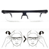 Adjustable Strength Lens Reading Myopia Glasses Eyewear Variable Focus Vision - V.I.P Digital Presence