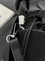 PU Leather Drawstring Bucket Bag - V.I.P Digital Presence