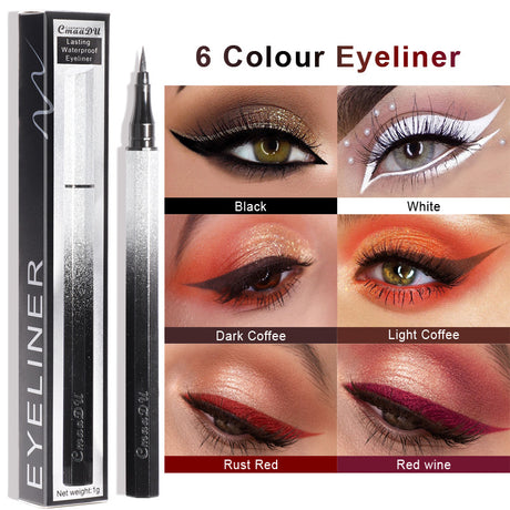 CmaaDu Eyeliner Pencil Waterproof Sweatproof Not Smudged Cool Black Starry Sky Thin Head Eyeliner - V.I.P Digital Presence