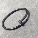 Precision Thick Plating Head and Tail Diamond Fashion Three-Circle Full Diamond Couple Bracelet - V.I.P Digital Presence