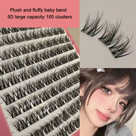 Sunflower Comics Pure Desire Eyelash Simulation Natural Thickening Large Segmented Trilogy False Eyelash Laziness - V.I.P Digital Presence