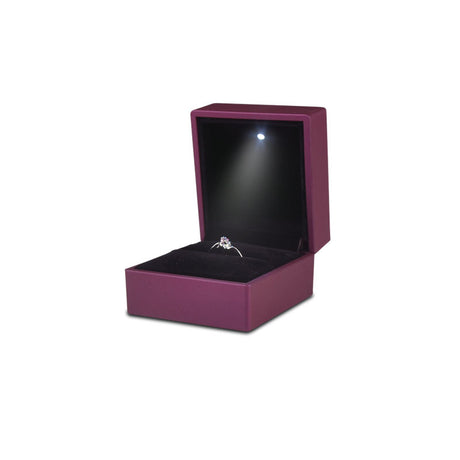" Elegant LED Light Ring Box: Perfect for Engagement & Wedding Gifts - Keep Your Jewelry Safe & Secure!  & Secure!" - V.I.P Digital Presence