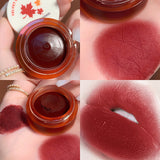 QIBEST Air Matte Lip Mud Matte Soft Waxy Canned Lip Mud Cloud Velvet Lip Glaze Is Not Easy To Fade With Lip Brush - V.I.P Digital Presence
