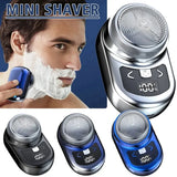 Portable Electric Shaver Pocket Shaving For Men Mini Beard Shaver LCD Power Display Rechargeable Travel Home Shaver Easy Install - V.I.P Digital Presence