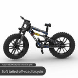 Off road soft tail bicycle assembly building block diamond frame front double suspension rear single suspension chain linkage - V.I.P Digital Presence