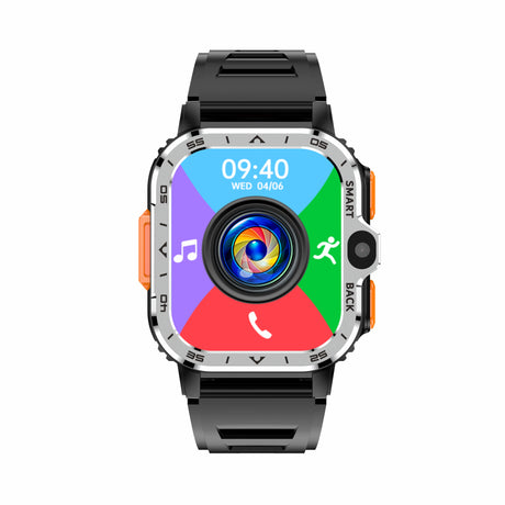 AP8 smart watch 4G plug-in card 2+16G dual HD camera WIFI Internet health monitoring - V.I.P Digital Presence