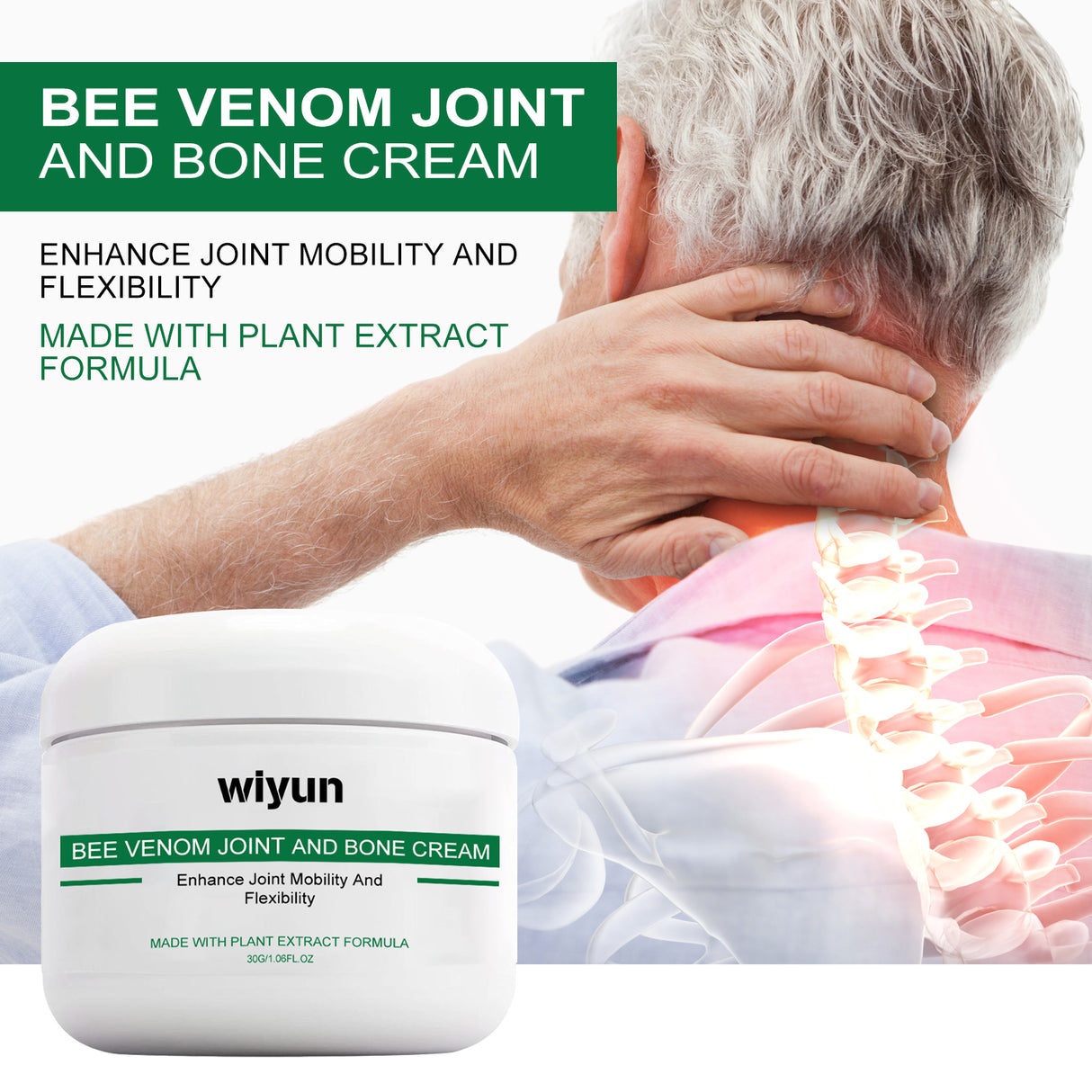 Bee Venom Joint Repair Cream, Relieves Sore Joints Hands And Feet, Shoulders Neck And Lumbar Muscles Body Care Cream - V.I.P Digital Presence