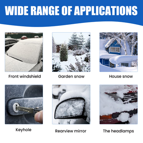 Winter Coating Snow Melt Spray, Car Windshield Fast Snow Melt Defrost Vehicle Deicing Agent - V.I.P Digital Presence