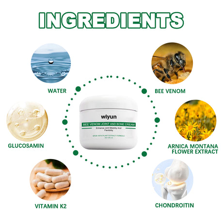 Bee Venom Joint Repair Cream, Relieves Sore Joints Hands And Feet, Shoulders Neck And Lumbar Muscles Body Care Cream - V.I.P Digital Presence