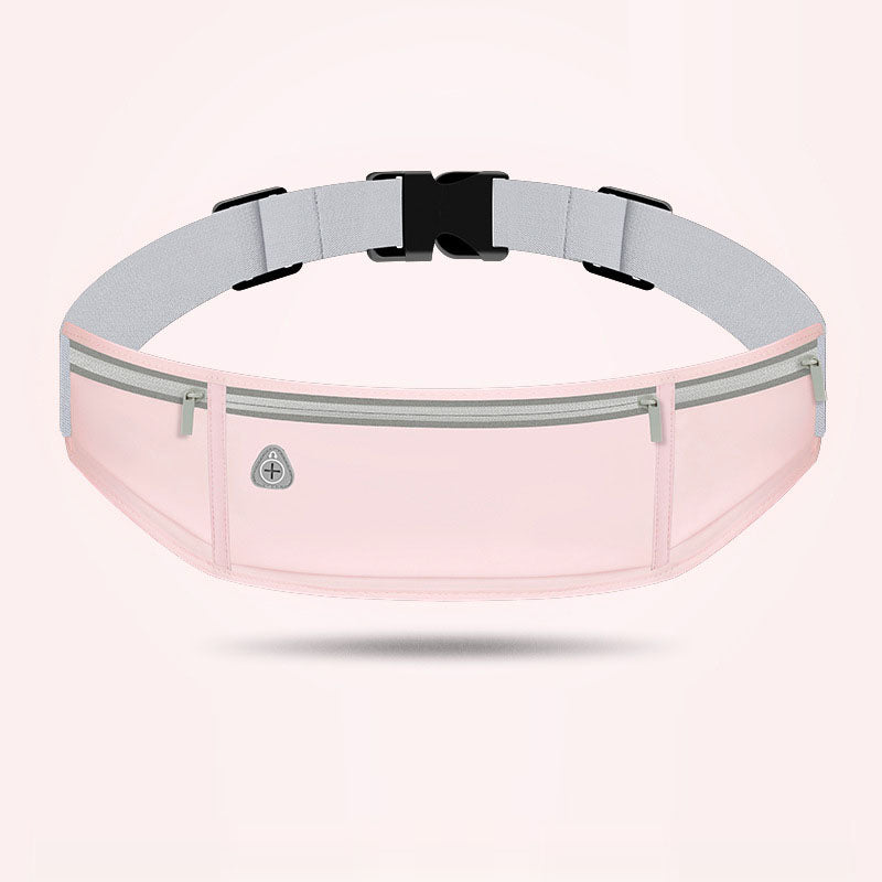 Running waist bag, sports bag, mobile phone storage, three pockets, lightweight, close fitting, non shaking, outdoor fitness, me - V.I.P Digital Presence