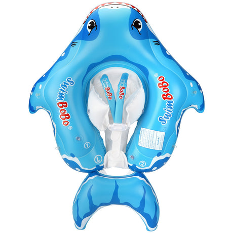 Swimbobo Baby Swimming Ring Lying Ring Children's Swimming Ring Armpit Ring Sunscreen Shade Shark - V.I.P Digital Presence