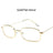 Candy Colors Metal Frame Rectangle Sunglasses Small Retro Shades UV400 Sun Glasses for Men Women Driving Eyewear Summer Goggles - V.I.P Digital Presence