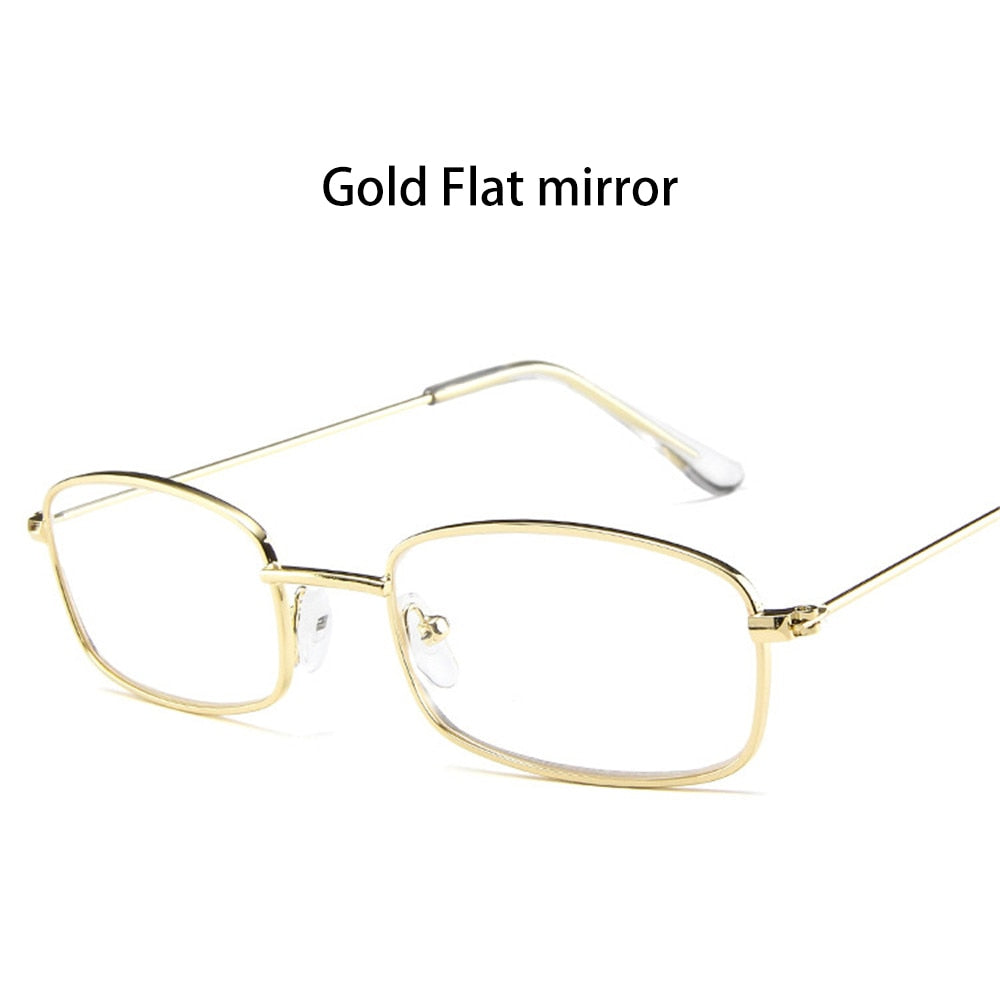 Candy Colors Metal Frame Rectangle Sunglasses Small Retro Shades UV400 Sun Glasses for Men Women Driving Eyewear Summer Goggles - V.I.P Digital Presence