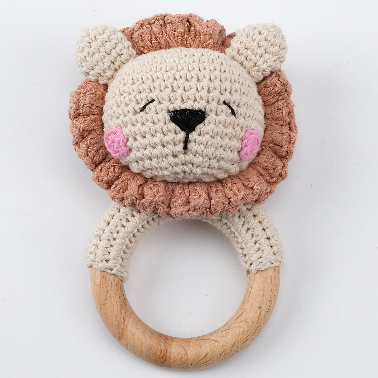Campana relajante para bebé con nombre tallado, regalo para recién nacido, regalo para el baño, muñeca de dibujos animados tejida