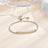 Stainless steel personalized engraved three color curved bracelet simple and personalized women's bracelet - V.I.P Digital Presence