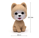 Cute doll decorations in the car, resin bobblehead dog animal bulldog, creative cute car ornaments - V.I.P Digital Presence