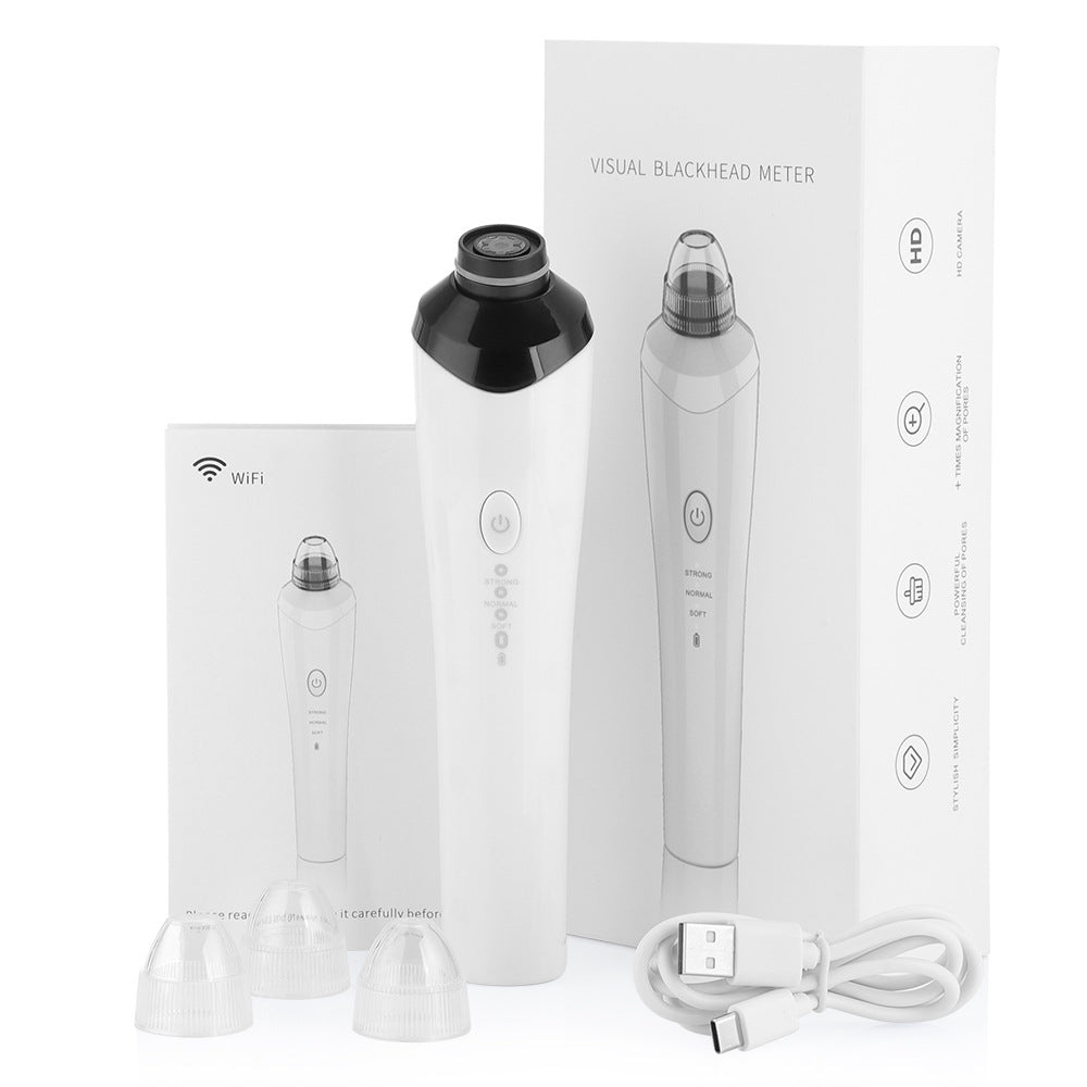 High-Definition Visual Blackhead Meter Three-Speed Intelligent Vacuum Adsorption Pore Cleaner Wifi Timing - V.I.P Digital Presence