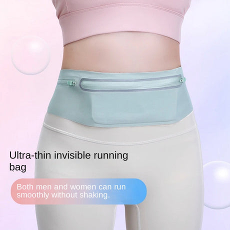 Outdoor sports running voltage waterproof waist bag Lycra ultra-thin skin friendly mobile phone three pocket large capacity wais - V.I.P Digital Presence