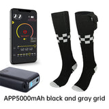 Heated Socks APP Remote Control 6000/5000mAh Rechargeable Battery Winter Thermal Electric Heating Thick Stockings 3 Gears - V.I.P Digital Presence
