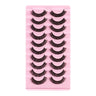 New Russian Volume False Eyelashes DD Curved Thick Eyelashes Ten Pairs Of Chemical Fiber Natural Charm Eyelashes - V.I.P Digital Presence