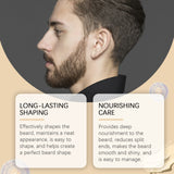 Woodsleep Men's Beard Care Wax, Soft, Set And Nourishing Care Care, Moisturizing, Gentle And Comfortable Beard - V.I.P Digital Presence