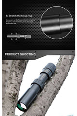 10-30×25 Zoom HD Portable Strong Binoculars Long Range Professional Spyglass Monocular Telescope Low Night Vision for Hunting - V.I.P Digital Presence