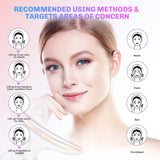 EMS Neck Face Lifting Beauty Device Vibration Massager LED Photon Therapy Skin Tighten Wrinkle Removal Skin Care Tools - V.I.P Digital Presence