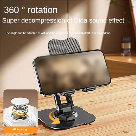 Mobile desktop stand rotatable foldable TV series tablet phone stand - V.I.P Digital Presence