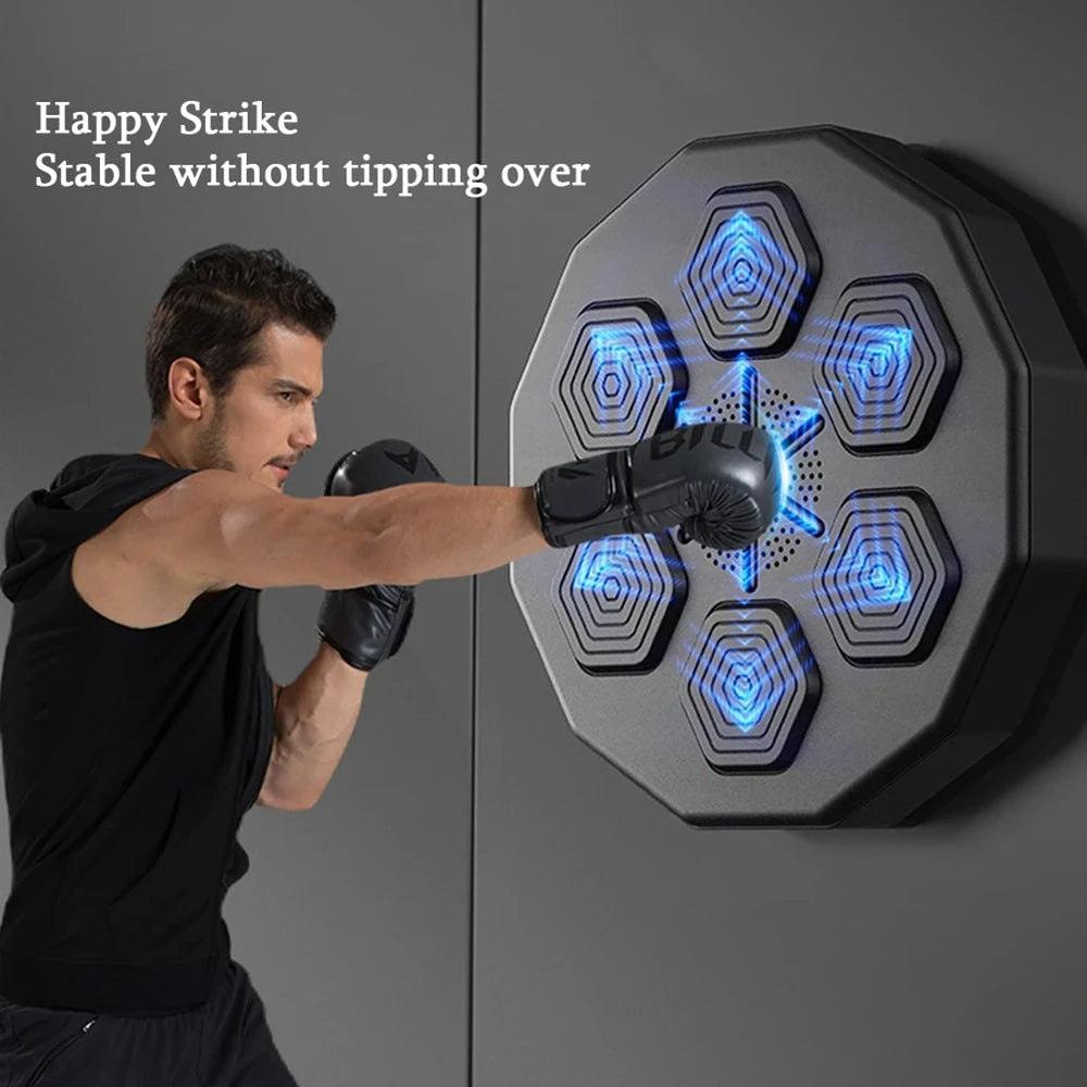 Smart Music Boxing Machine Wall Mounted Bluetooth Smart Fun Punch Boxing Trainer Wall Target Punching Pads Suitable For Home - V.I.P Digital Presence