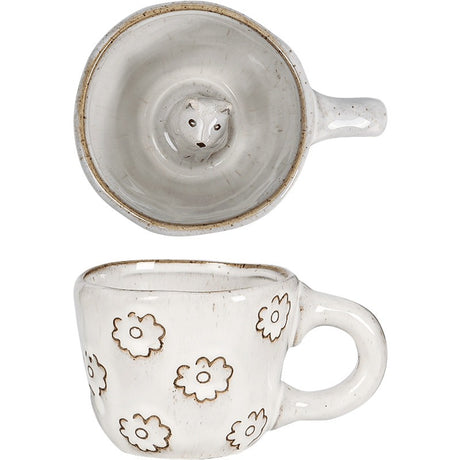 3D ceramic coffee cup with animal creativity and cute ceramic mug inside - V.I.P Digital Presence