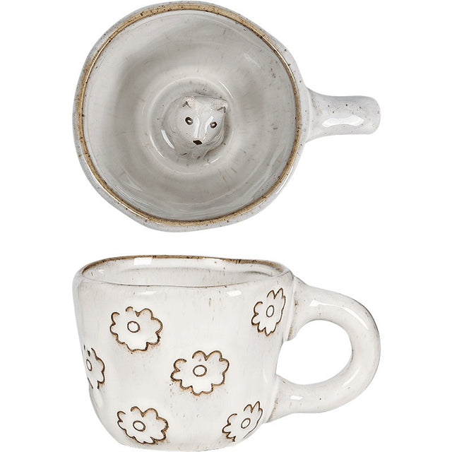 3D ceramic coffee cup with animal creativity and cute ceramic mug inside - V.I.P Digital Presence
