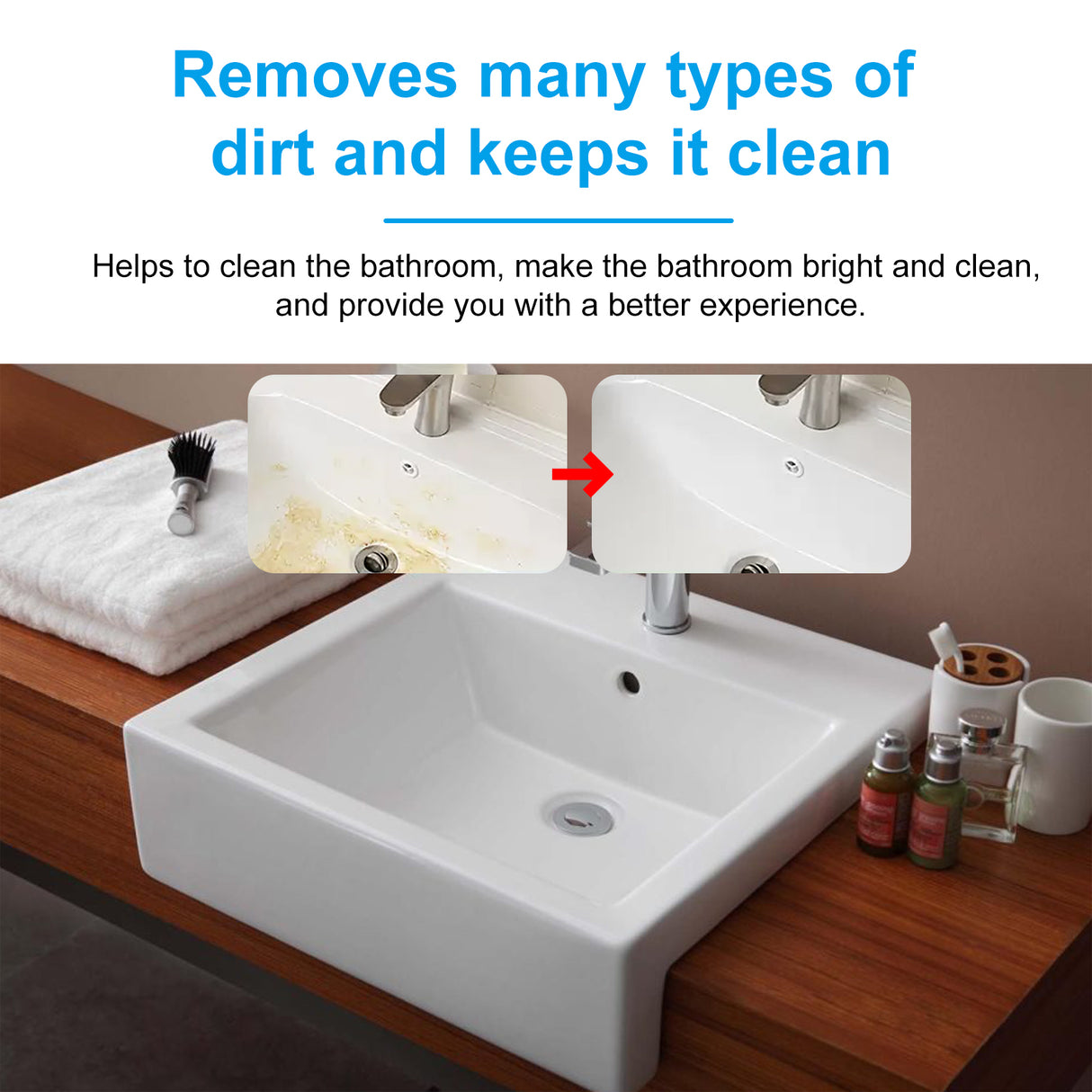 Bathroom Multifunctional Cleaning Tablets, Bathroom Decontamination Fragrance Bathtub Scale Household Cleaning Tablets - V.I.P Digital Presence