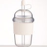 630ML straw cup (with lid/straw) – coffee, milk, tea, water, juice; Ins-style, office-friendly - V.I.P Digital Presence