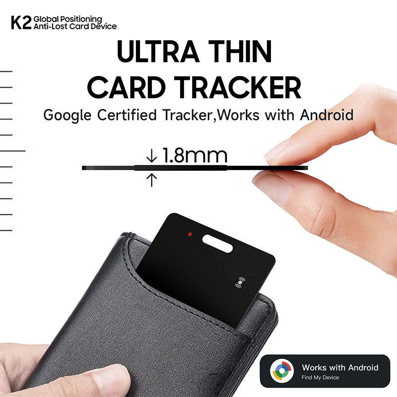 Android Bluetooth Tracker Card. Supports Google Find My. Locate keys, luggage, pets. - V.I.P Digital Presence