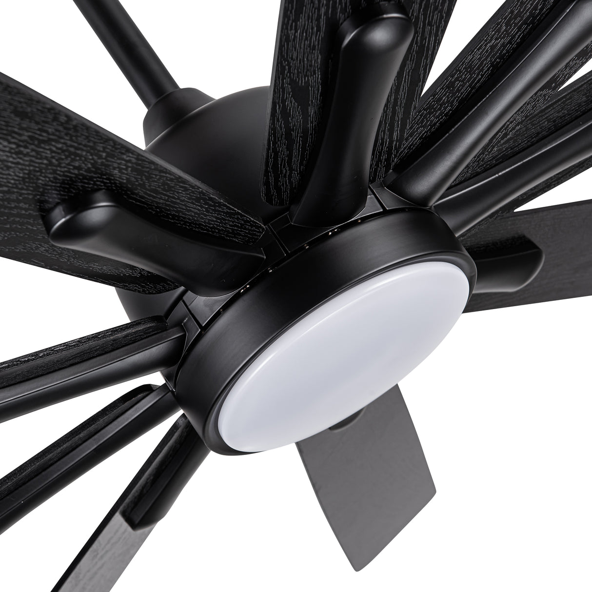 Mordern Farmhouse 62 In Black Ceiling Fan with Smart App and Remote Control - V.I.P Digital Presence