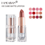 HANDAIYAN Matte Lipstick 12 Color Lipstick Not Easy To Fade Nude Pink Lipstick - V.I.P Digital Presence