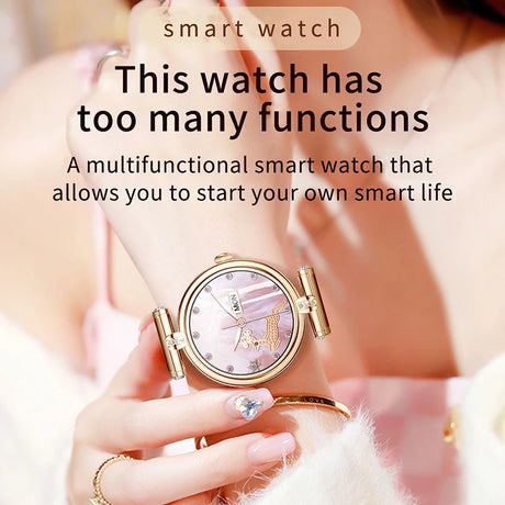 AK62 Smart Watch Women 1.09 Inch HD Screen Custom Watch Face Sports Fitness Tracker Bluetooth Call Lady Smartwatch 2024 - V.I.P Digital Presence