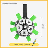 Dog Toy Ball for Teeth Cleaning and Durable Chewing Dog Soccer Ball for Outdoor Use - V.I.P Digital Presence