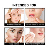 JAYSUING Cute Black Acne Patch, Facial Acne Lightening Repair Acne Closing Acne Mark Blackhead Removal