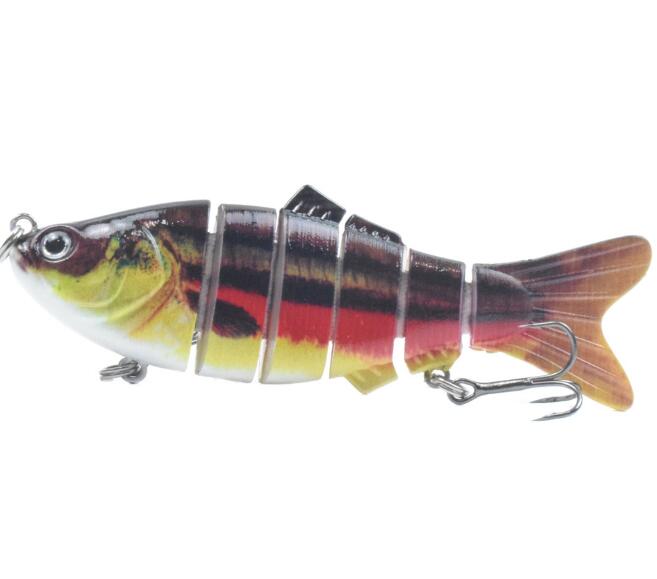 10cm 16.5g Multi-section Lure With Ring Beads Simulation Luya Multi-section Lure Submerged Bionic 6-section Lure - V.I.P Digital Presence