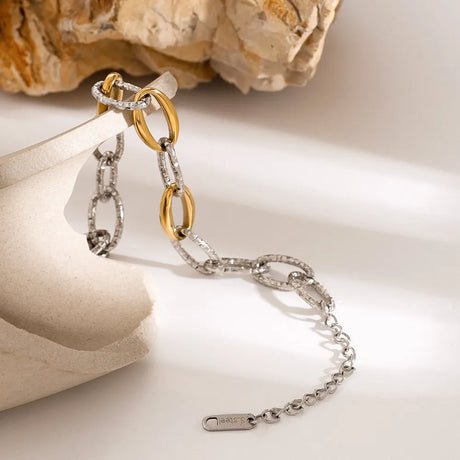 18K Gold-Plated Stainless Steel Bracelet - V.I.P Digital Presence