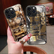 Trendy Cool Circuit Board Phone Case Apple 14 Glass Case iPhone 15 Protective Cover - V.I.P Digital Presence